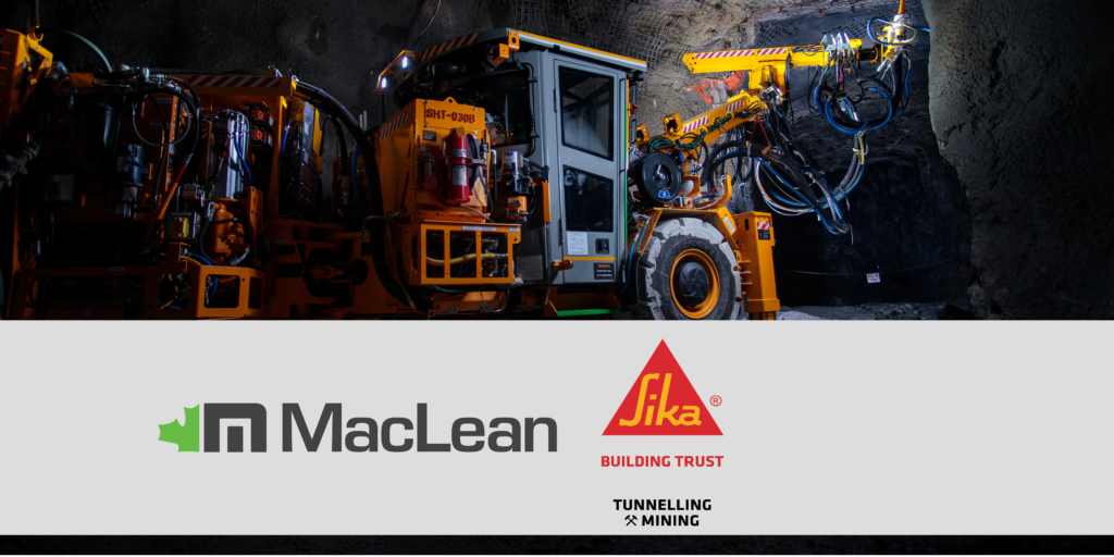 MacLean Engineering and Sika Announce a Strategic Collaboration in Underground Mining and Civil Markets